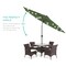 Best Choice Products 10ft Solar LED Lighted Patio Umbrella w/ Tilt Adjustment, UV-Resistant Fabric